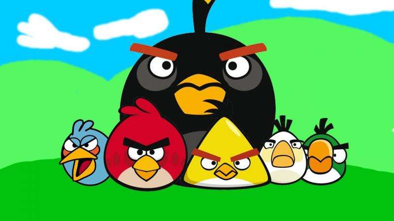 Angry Birds pussel på nätet