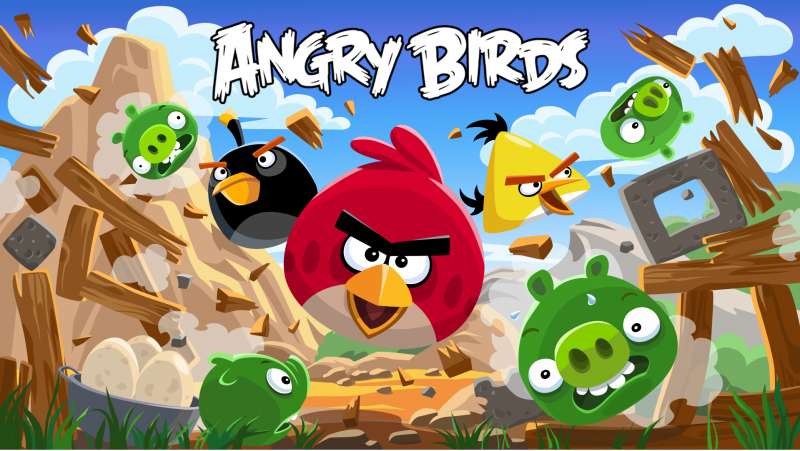 Angry Birds online παζλ