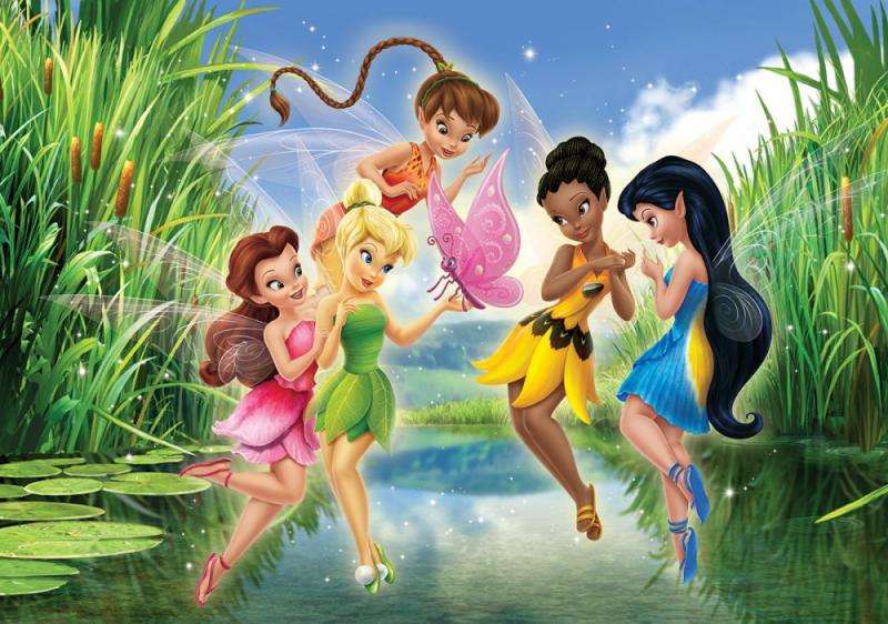 Tinker bell and fairies Pussel online
