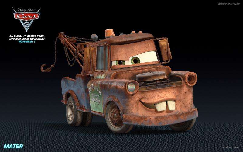 2 Pixar-bilar pussel på nätet