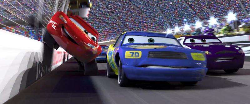 2 αυτοκίνητα Pixar online παζλ