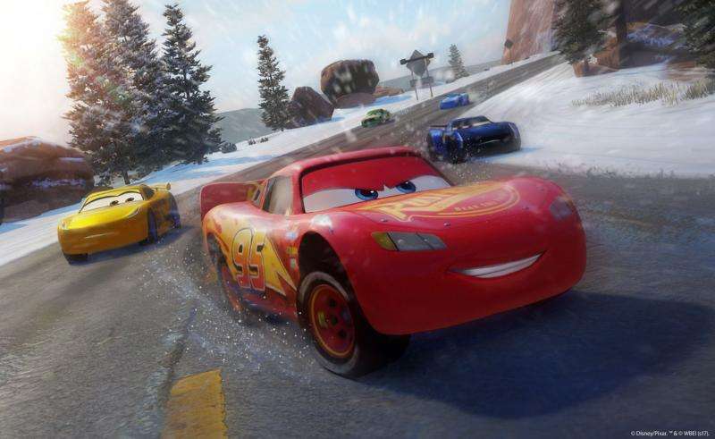 3 αυτοκίνητα Pixar online παζλ