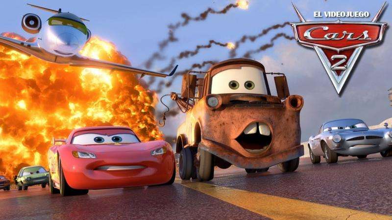 2 автомобілі Pixar пазл онлайн