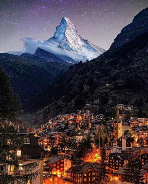 Zermatt, Švýcarsko online puzzle