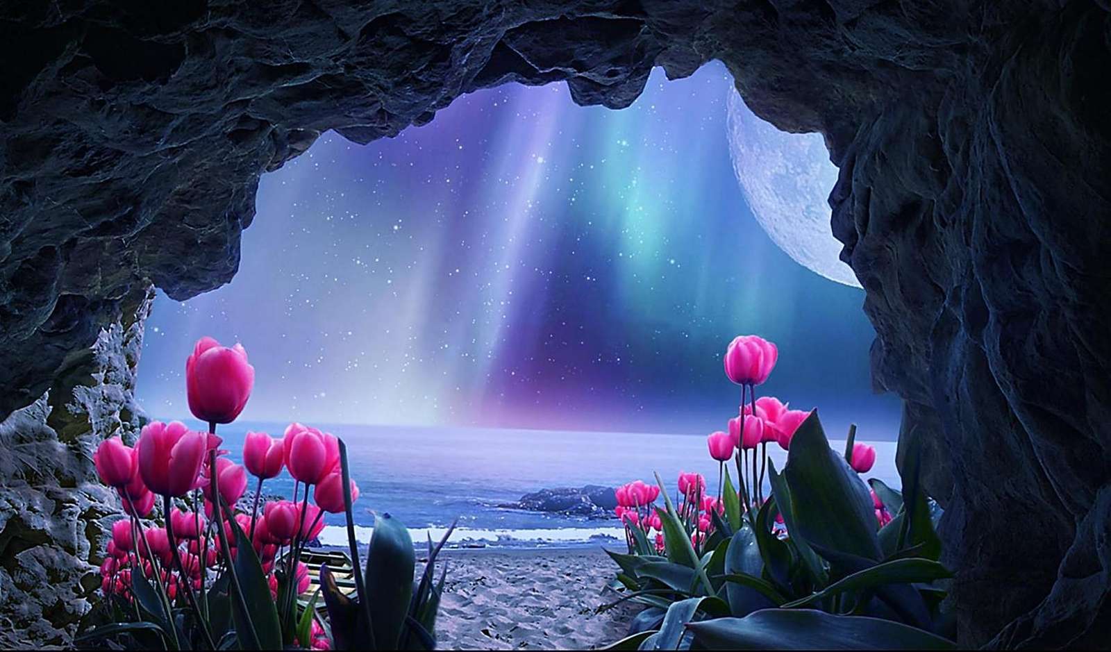 A view from the grotto jigsaw puzzle online