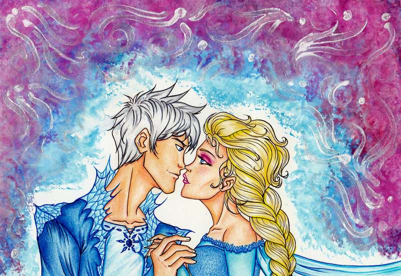 Elsa and Jack jigsaw puzzle online