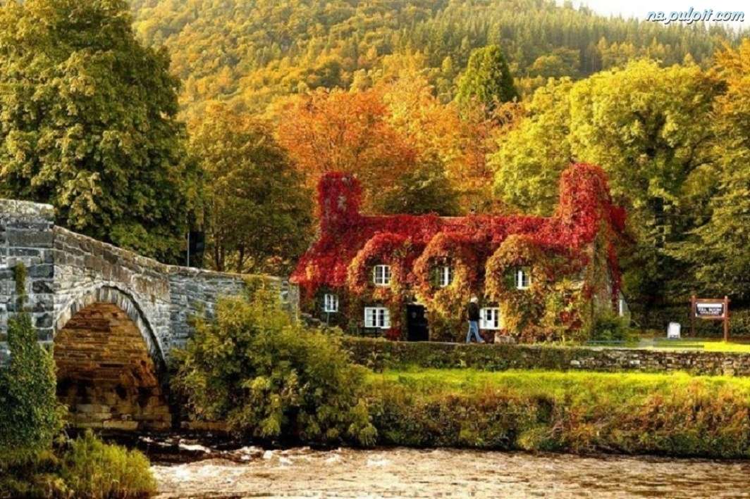casa d'autunno puzzle online