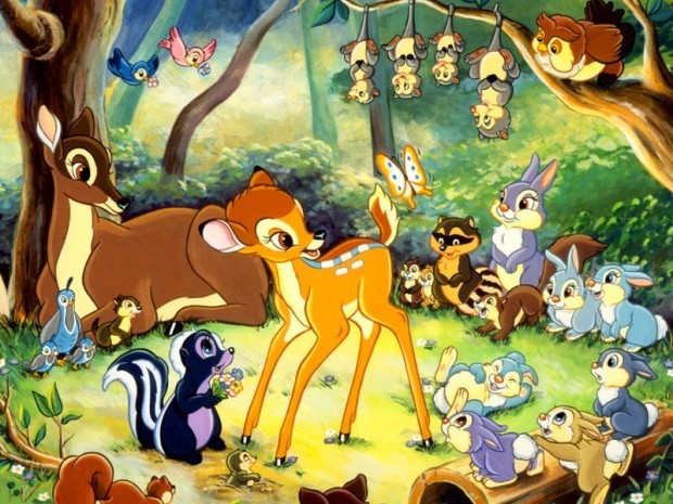 Jovem corça de Bambi puzzle online