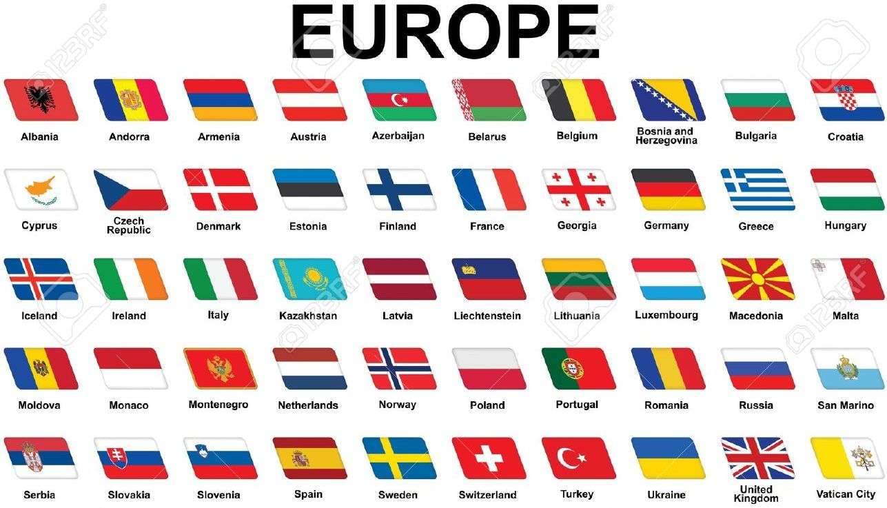 Державні прапори онлайн пазл