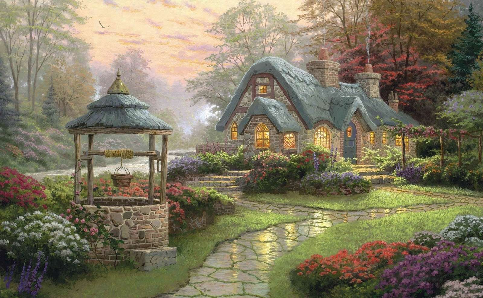 A HOUSE IN LESA jigsaw puzzle online