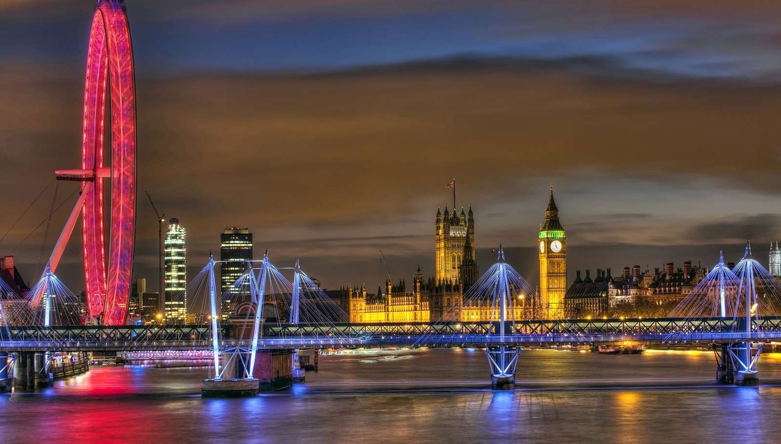 Londres à noite quebra-cabeças online