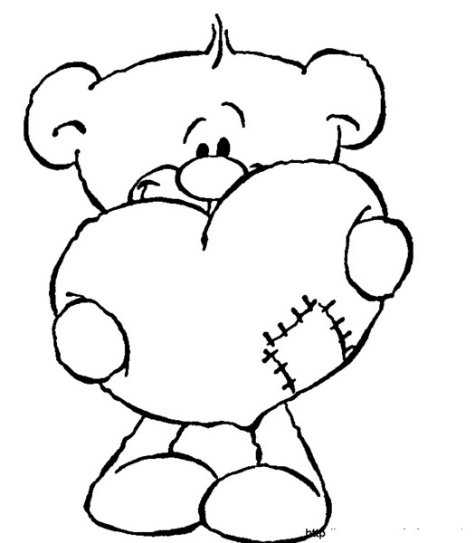 teddy bear with a heart jigsaw puzzle online