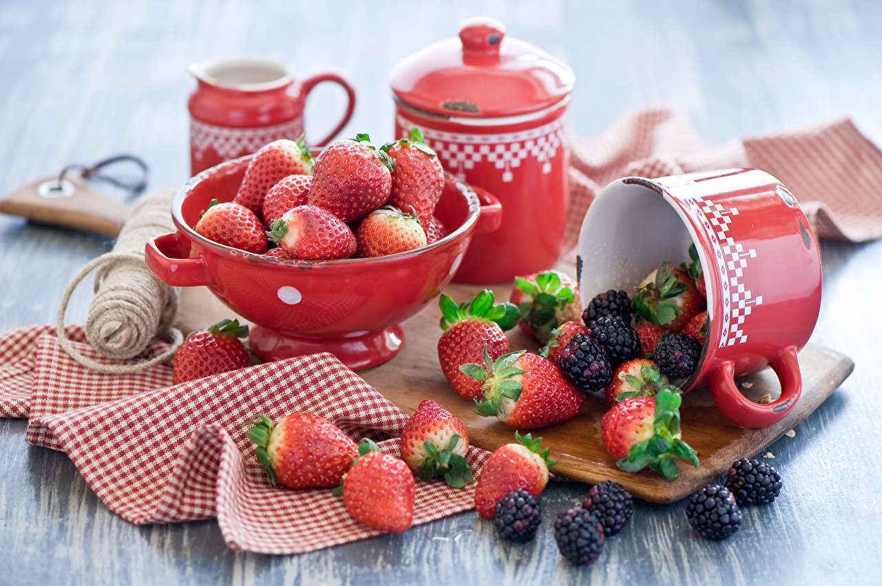 fraises puzzle en ligne