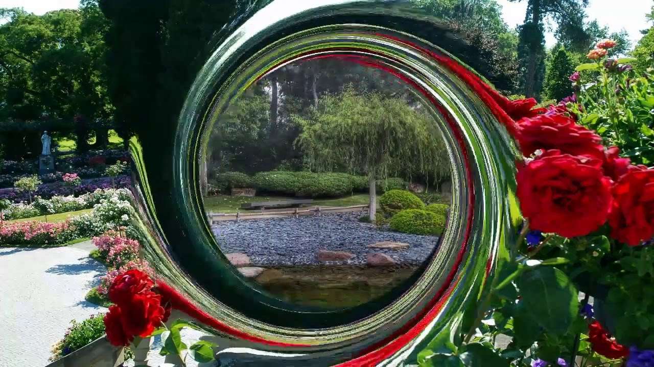 Un giardino bizzarro puzzle online