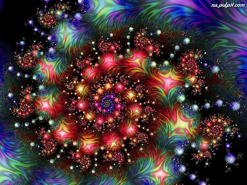 fractais, abstração, espiral puzzle online
