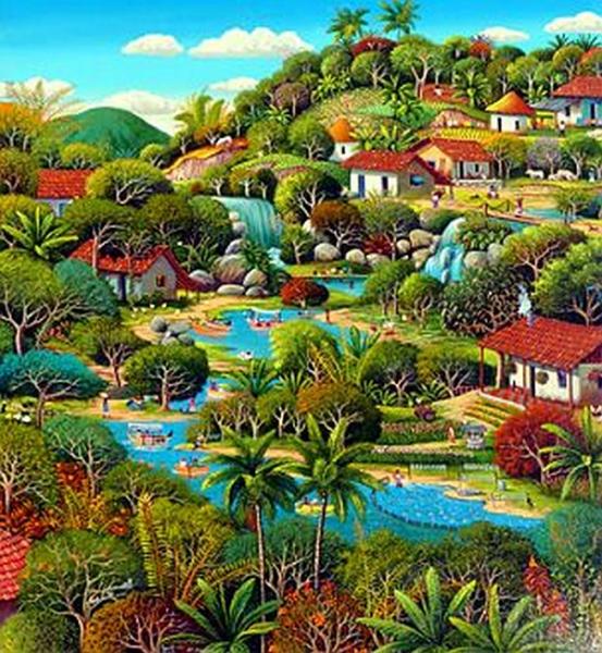 A farm in the southern country jigsaw puzzle online