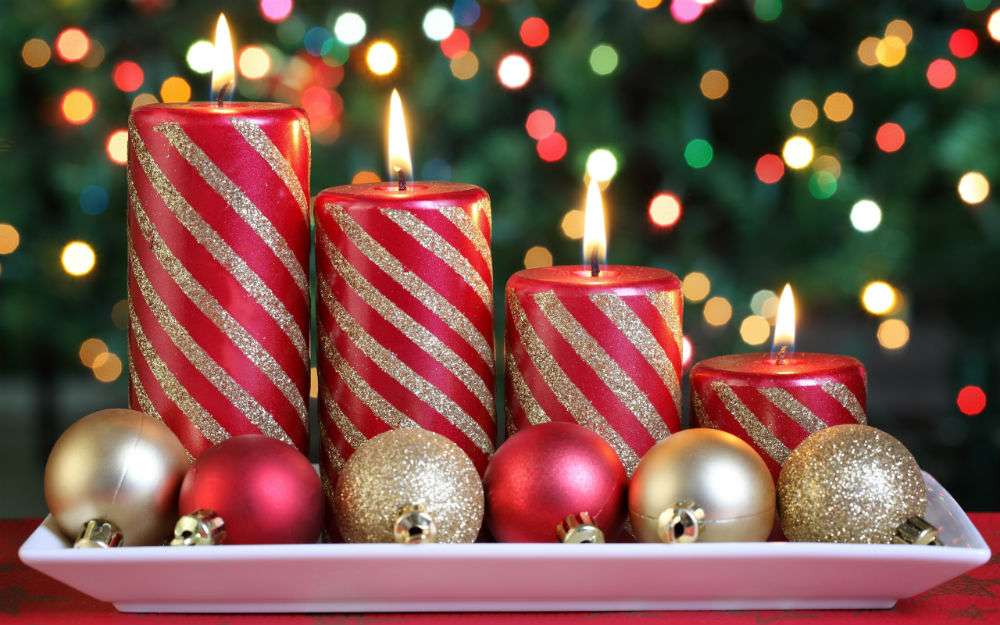 Decoraciones navideñas rompecabezas en línea