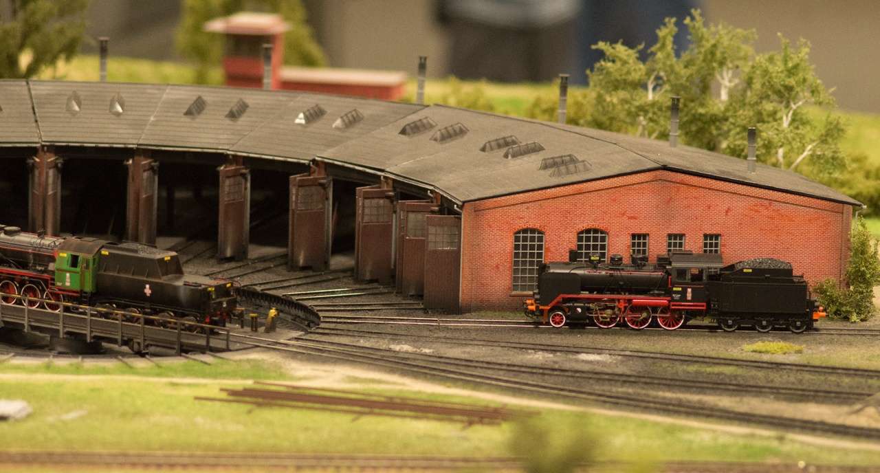Eisenbahnmodell Puzzlespiel online