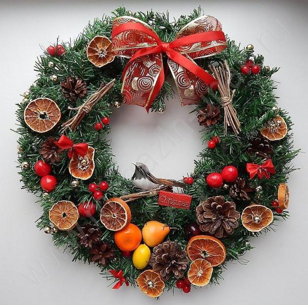 Christmas wreath with a bow online puzzle