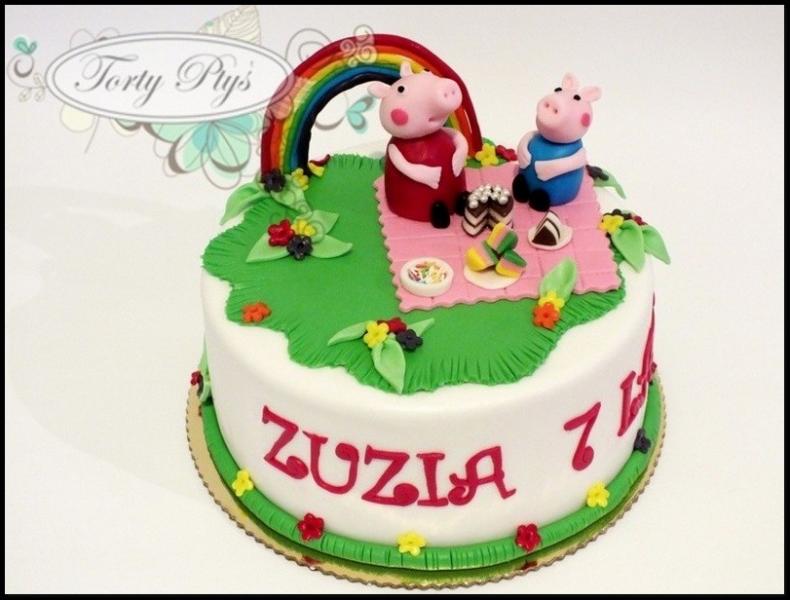 Торт на день рождения пазл онлайн