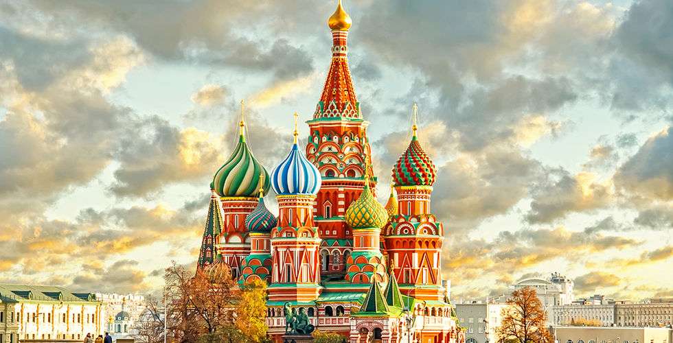 Röda torget - Ryssland pussel på nätet
