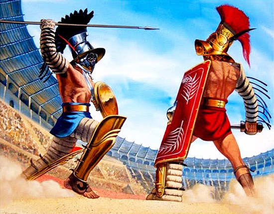 Gladiadores antigos puzzle online