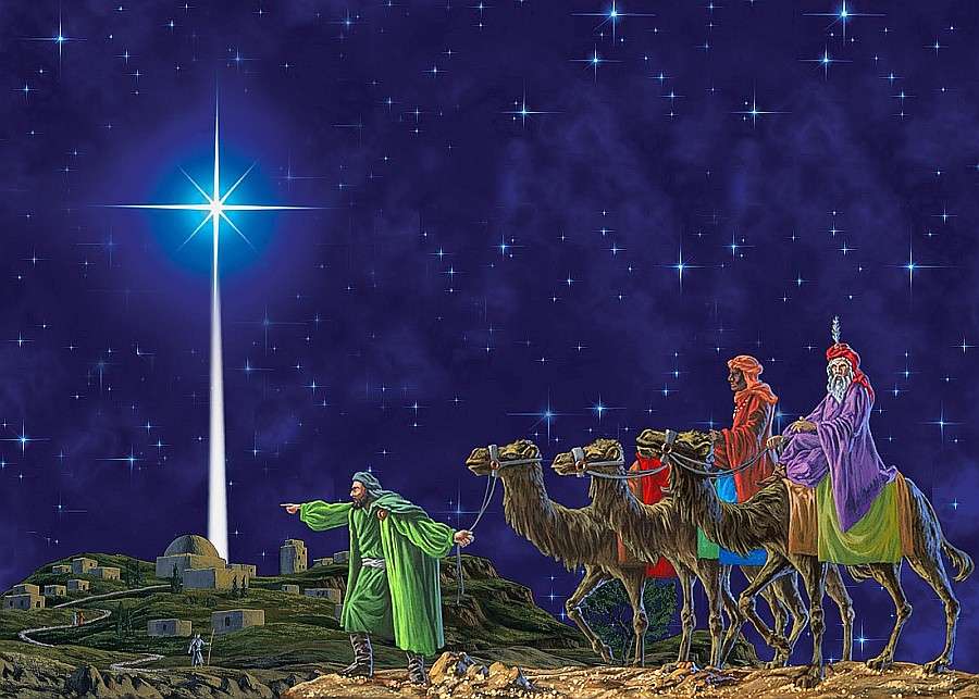 Der erste Bethlehem-Stern Puzzlespiel online
