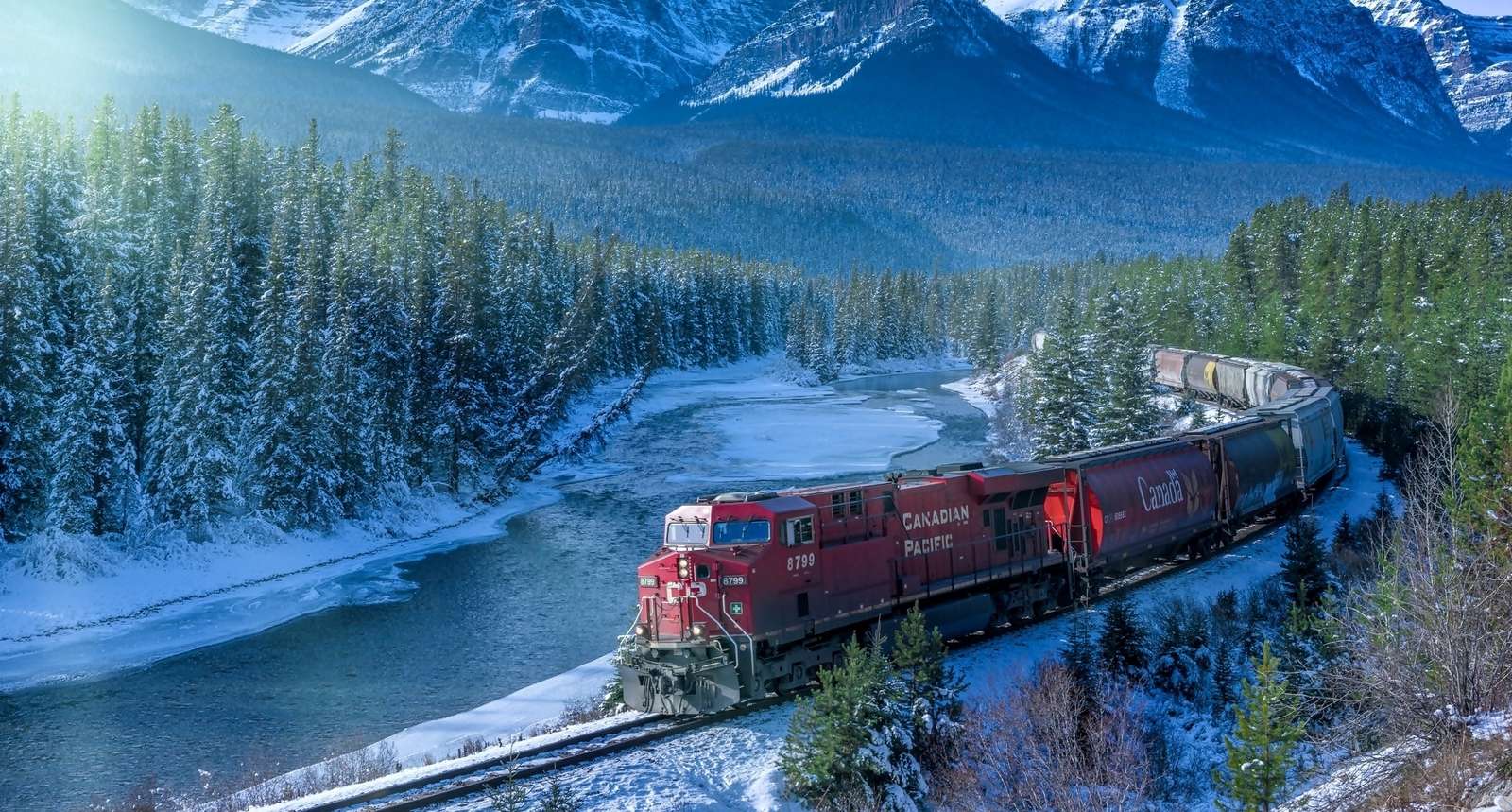 Kanadische Eisenbahnen Online-Puzzle