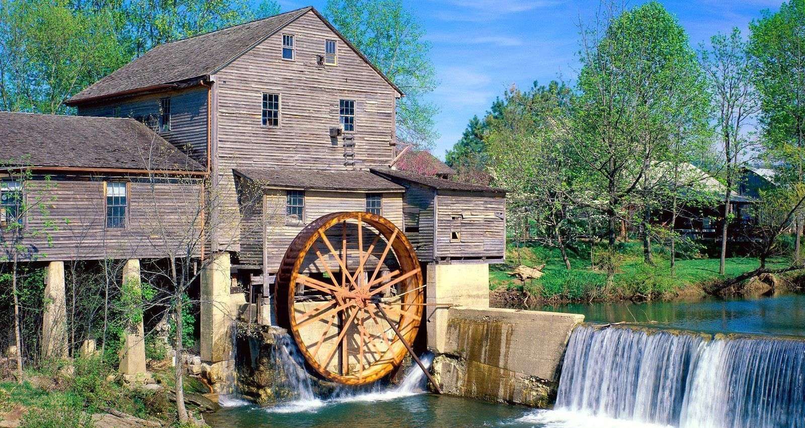 Moulin à eau puzzle en ligne