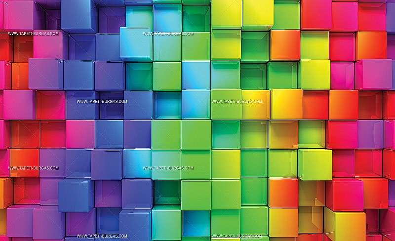 Пазл, цвет, квадраты пазл онлайн