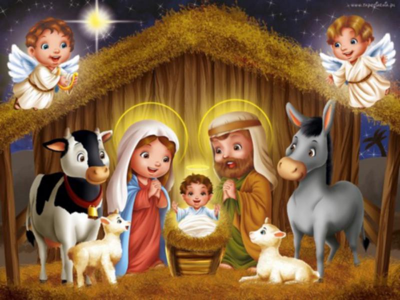 クリスマスのキリスト降誕のシーン ジグソーパズル