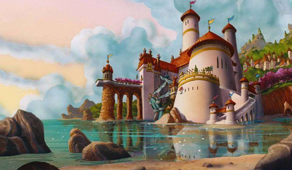 Burg aus einem Märchen Puzzlespiel online