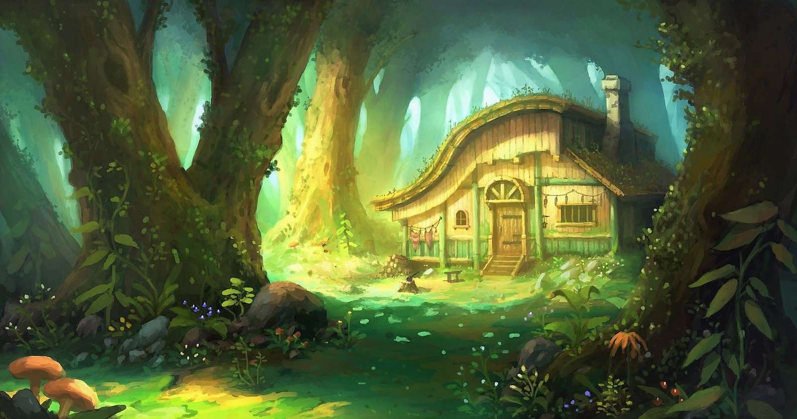 Fairytale forest jigsaw puzzle online
