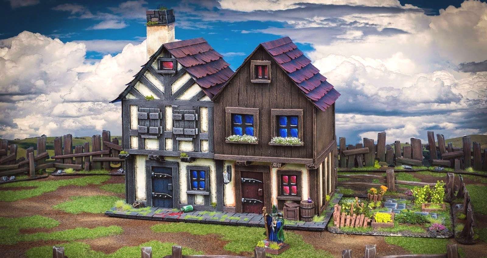 Een sprookjesachtig huis online puzzel