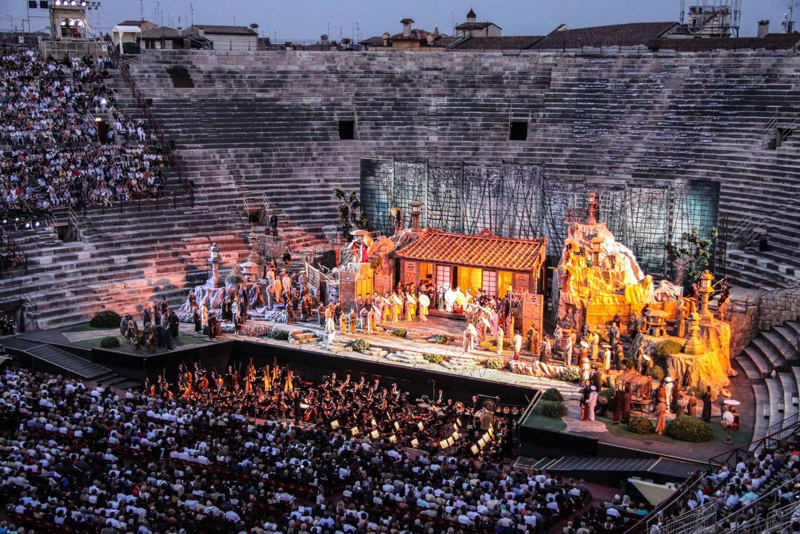 Festival de ópera en Verona rompecabezas en línea
