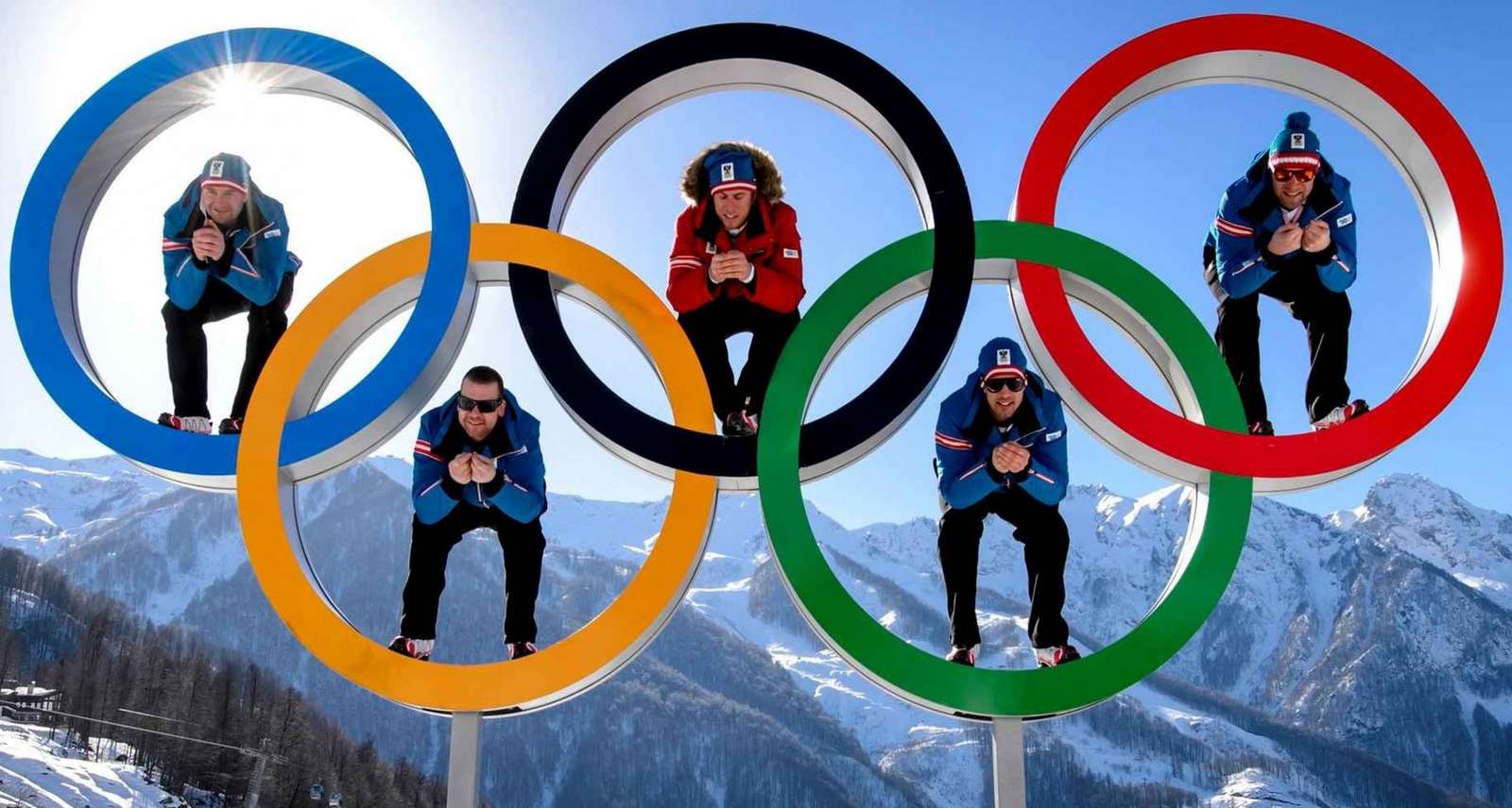 Olympic rings online puzzle
