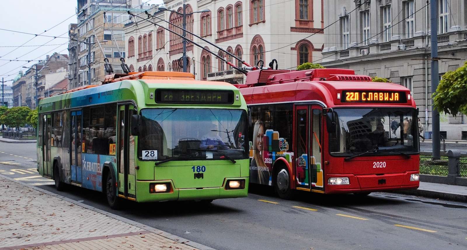 Trolley buses jigsaw puzzle online