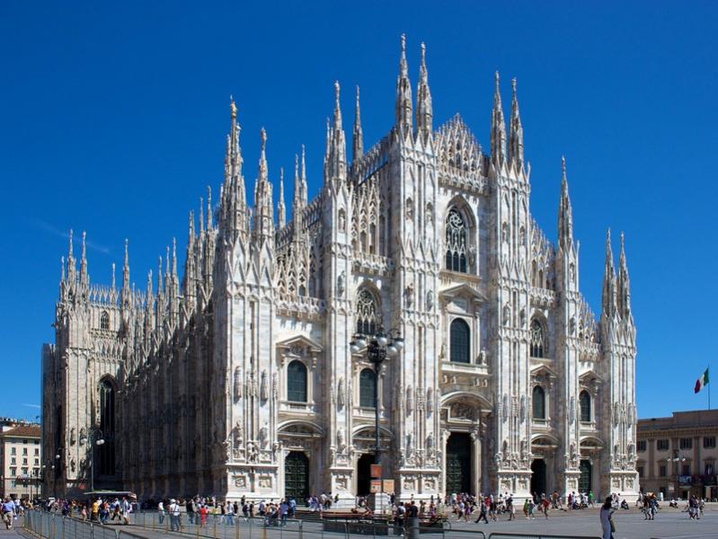 Milánská katedrála skládačky online