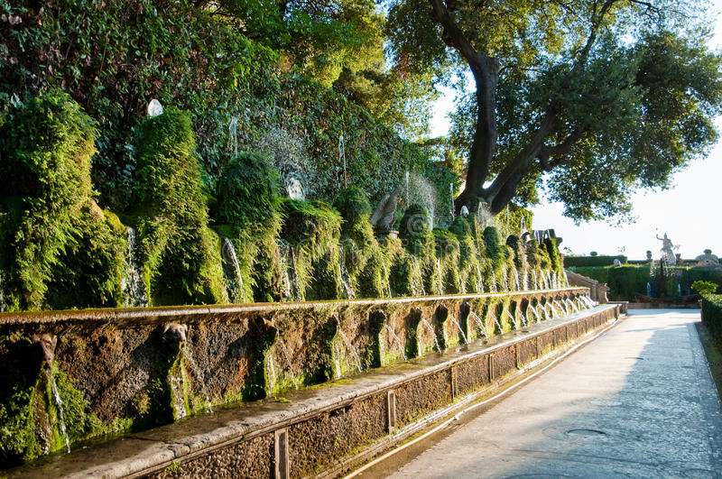 Villa d'Este - Tivoli, Italien pussel på nätet