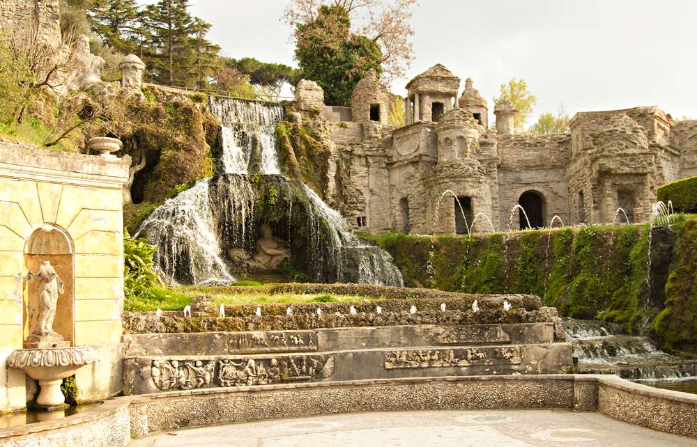 Villa d'Este - Tivoli, Italie puzzle en ligne