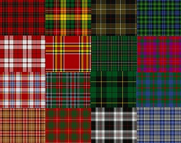 Patterns of Scottish tartan jigsaw puzzle online