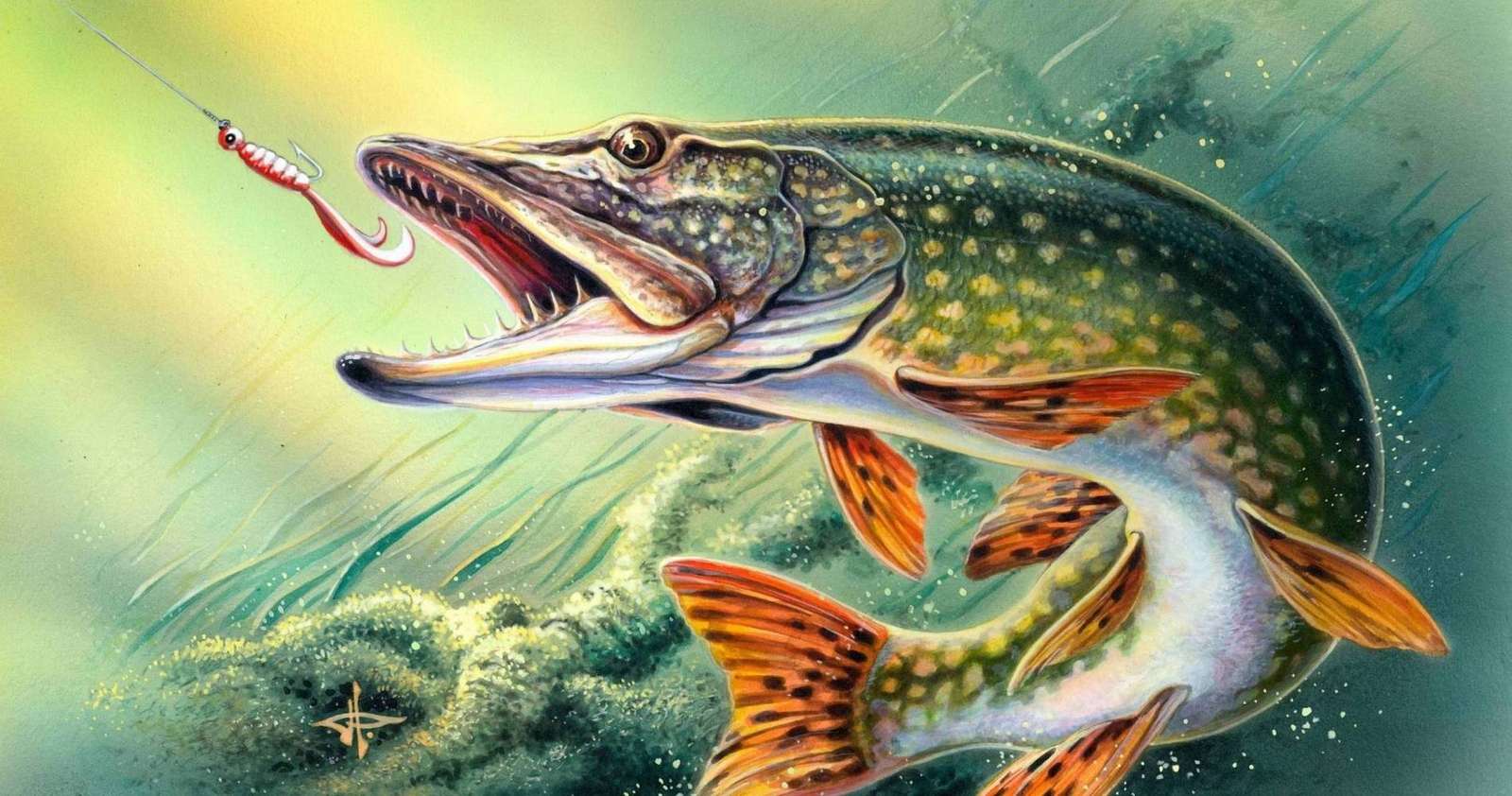 Fishing jigsaw puzzle online