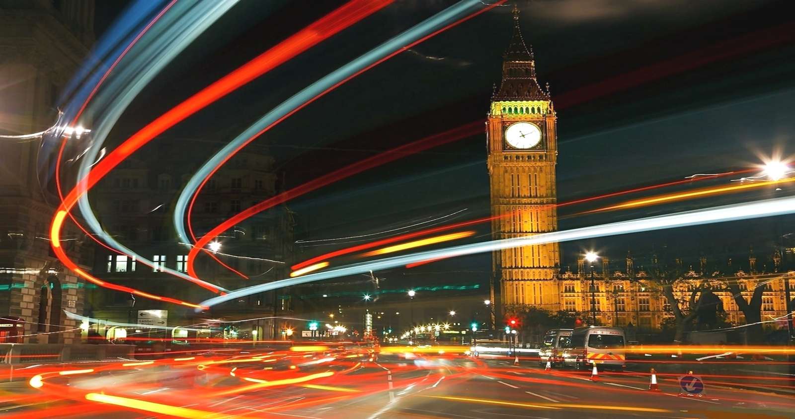 'S nachts Londen online puzzel