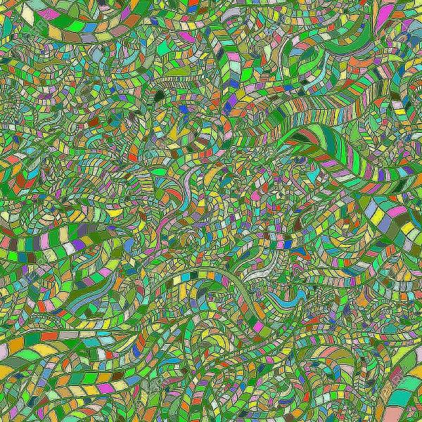 Puzzle vert peint puzzle en ligne