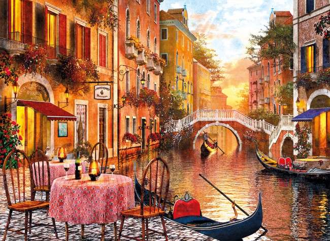 Malerei - Venedig Puzzlespiel online
