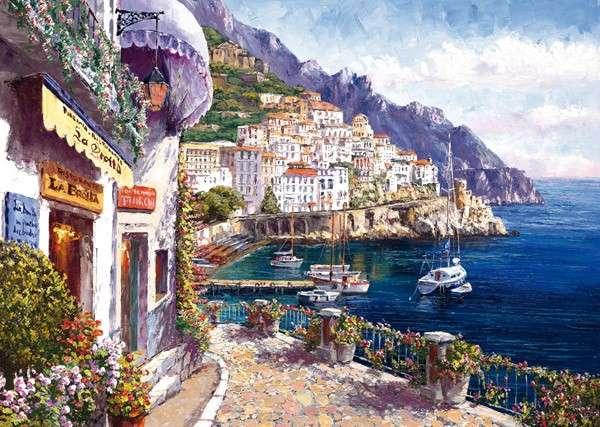 Nachmittag in Amalfi Online-Puzzle