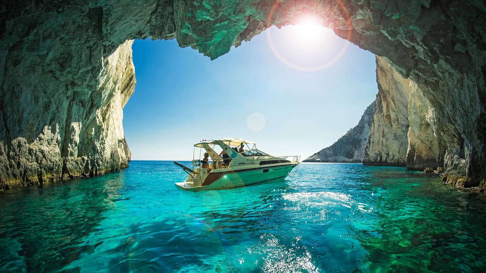 Grotto, sea and the taste of s jigsaw puzzle online