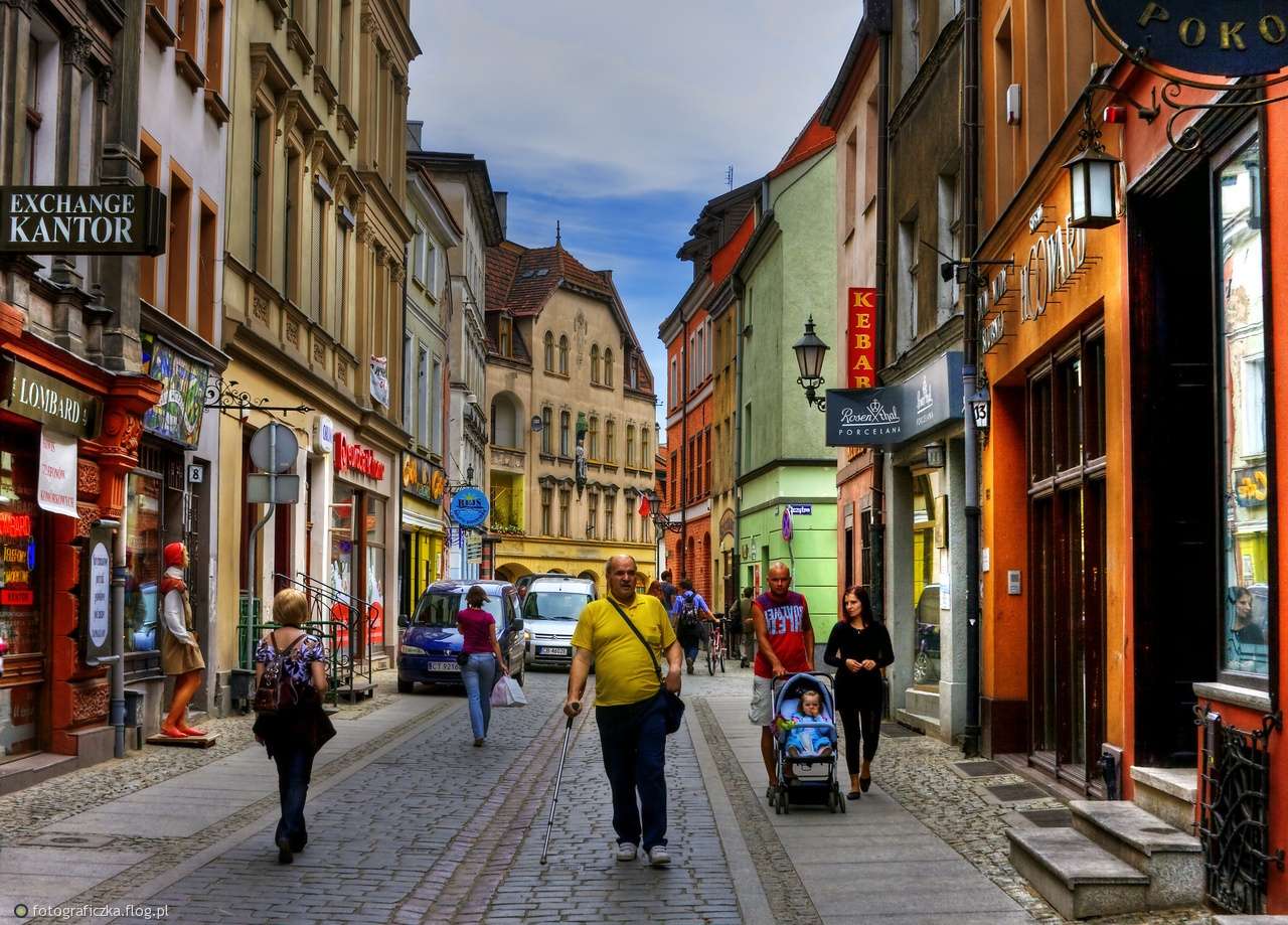 les rues de Toruń puzzle en ligne