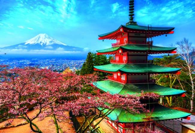 Mount Fuji - Japan online puzzel