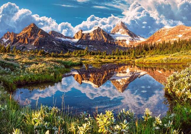 Mirror in the Rocky Mountains jigsaw puzzle online